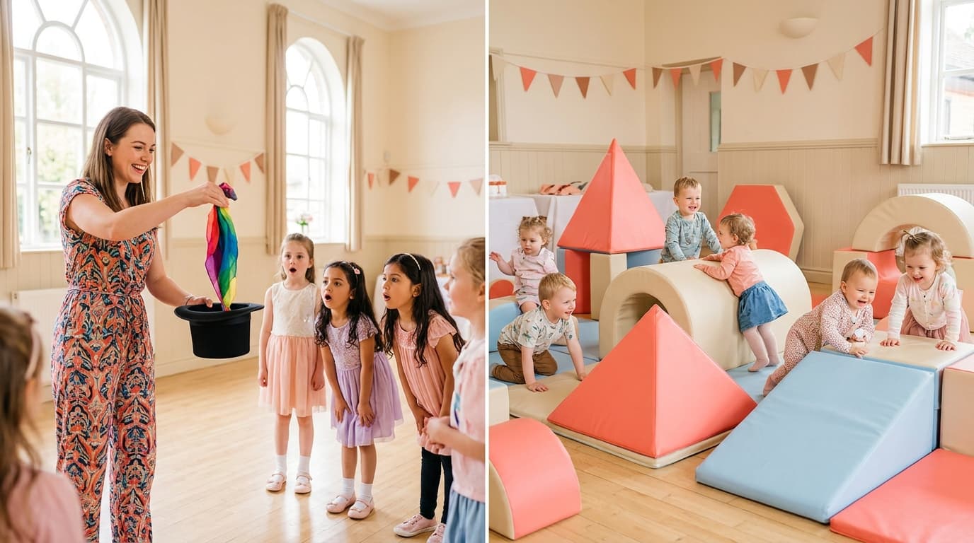 Entertainers vs Soft Play: Choosing the Right Party Activity by Age